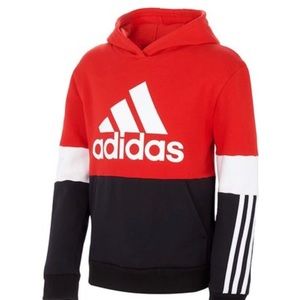 Adidas 3 Stripe Youth Hoodie